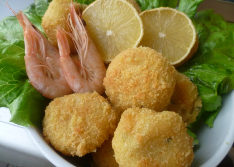 polpette di gamberetti