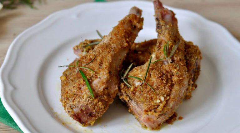 costolette di agnello alla senape