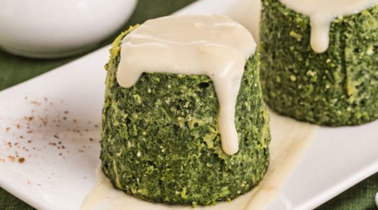 soufle di spinaci e mozzarella